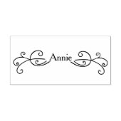 Lijst met scroller Kunststempel Rubberstempel (Afrduk)