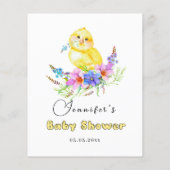 Lijst met selecte Baby showers (Achterkant)