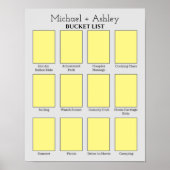 Lijst met selectieve haakjes poster (Voorkant)