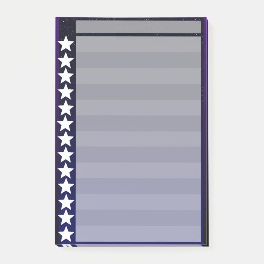 Lijst met Sterrennachten Post-it® Notes (Voorkant)