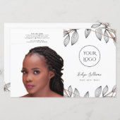 lijst met twee poten brochure (Voorkant / Achterkant)