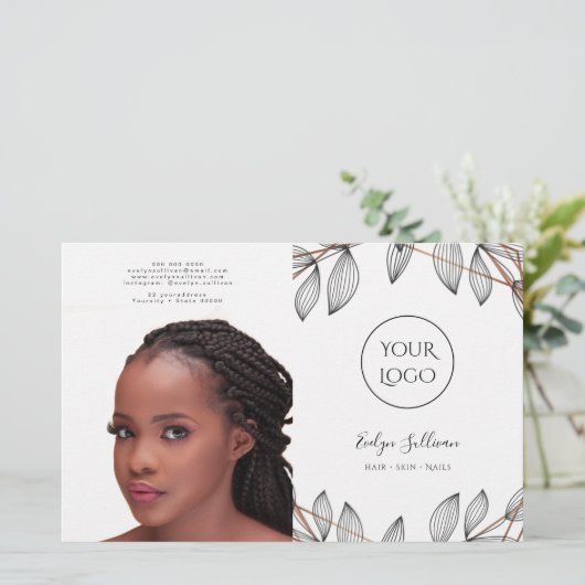 lijst met twee poten brochure (Staand voorkant)