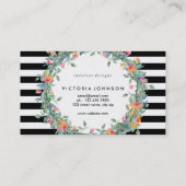 Lijst met vleugelvleugelslag visitekaartje (Achterkant)