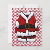 Lijst met wensen voor kinderen naar de kerstman notitiekaartje (Achterkant)