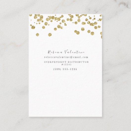 Lijst met wensen voor klanten - Lipsense Visitekaartje (Achterkant)