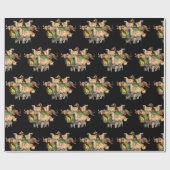 Lijst met wildklemmen van gepolijst hyena-waterspr cadeaupapier (Vlak)