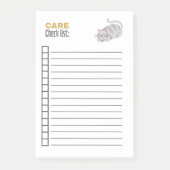 LIJST MET ZORGCONTROLE POST-IT® NOTES (Voorkant)