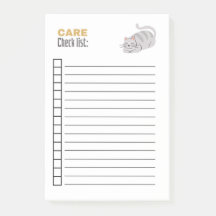 LIJST MET ZORGCONTROLE