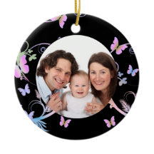 Lijst met zwarte vlinder