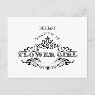 Lijst Mijn Bloemenmeisje Kaart