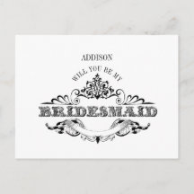 Lijst Mijn Bridesmaïde Kaart