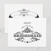  Lijst Mijn Bridesmaïde Kaart (Voorkant / Achterkant)