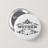 Lijst moeder van de Bride Bridal Party Ronde Button 5,7 Cm (Voorkant /achterkant)