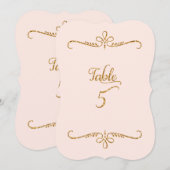 Lijst nummer 5, Fancy Manuscript die Recepties het Kaart (Voorkant / Achterkant)