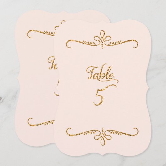 Lijst nummer 5, Fancy Manuscript die Recepties het Kaart (Voorkant / Achterkant)