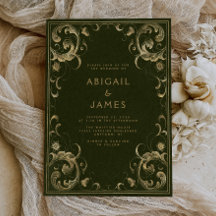  Lijst Olijf Groen Goud Bruiloft