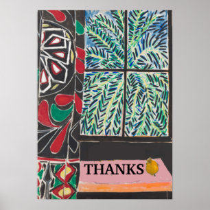 Lijst onder Venster, na Matisse Poster