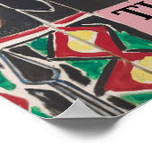 Lijst onder Venster, na Matisse Poster (Hoek)