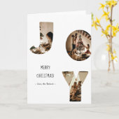 lijst op aangepaste foto's voor vrolijk kerstfeest kaart (Gele Bloem)