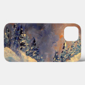 Lijst op sneeuwhoogtepunt 2009 Case-Mate iPhone case (Achterkant (horizontaal))