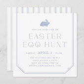  Lijst paasfeest - blauw Kaart (Voorkant / Achterkant)