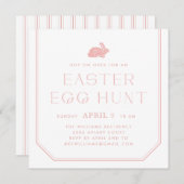  Lijst paasfeest - Roze Kaart (Voorkant / Achterkant)