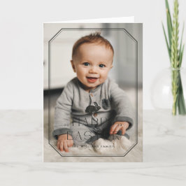  Lijst paasfotokaart - zwart Bedankkaart