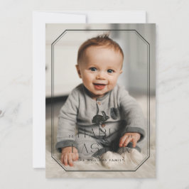  Lijst paasfotokaart - zwart Save The Date