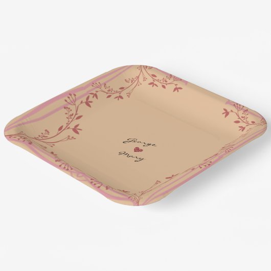 Lijst Papieren Bordje (Gebogen)