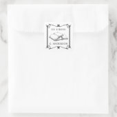 Lijst Persoonlijke Bibliotheek Ex Libris Boekpagi Vierkante Sticker (Tas)