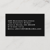   Lijst Professional Visitekaartje (Achterkant)