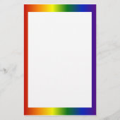 Lijst regenbooggradiënt briefpapier (Voorkant)