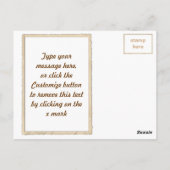  Lijst Reizen Label Roze roze roze overlapping Briefkaart (Achterkant)