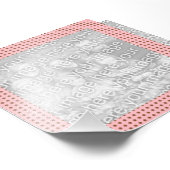 Lijst Roze en bruin Stip Foto Foto Afdruk (Hoek)