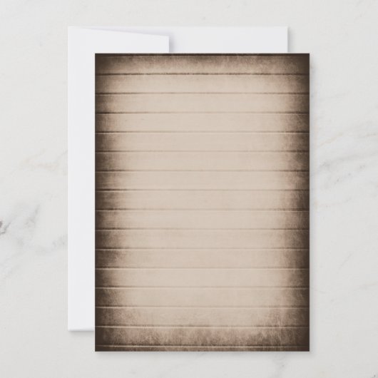  Lijst Rustic Bridal Shower Invitations Kaart (Achterkant)