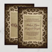  Lijst Rustic Country Wedding Invites Kaart (Voorkant / Achterkant)