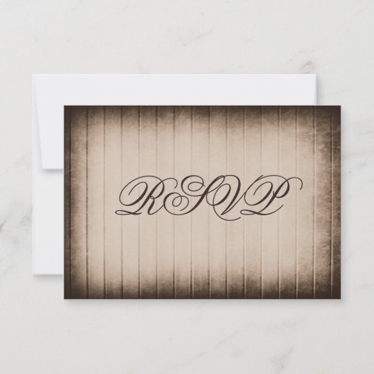  Lijst Rustic Wood Wedding RSVP-kaarten RSVP Kaartje (Achterkant)