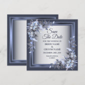 Lijst Silver Elegant Save The Date (Voorkant / Achterkant)