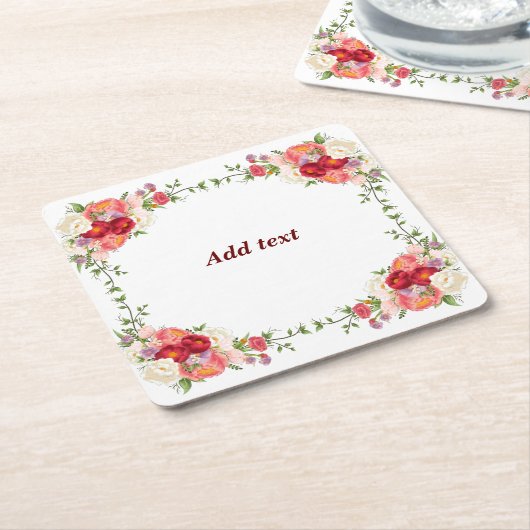  Lijst Sjabloon, , Kartonnen Onderzetters (Schuin)