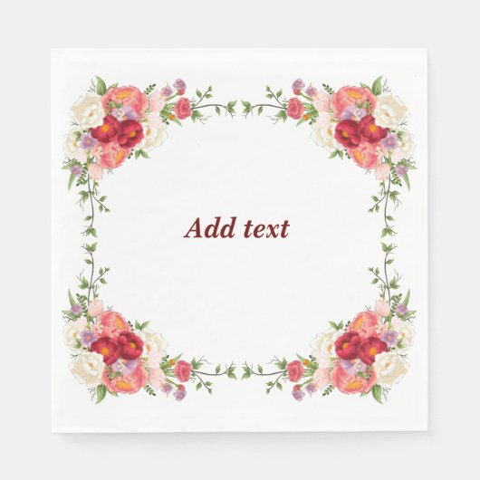  Lijst Sjabloon, , Servet (Voorkant)