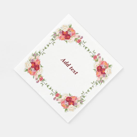  Lijst Sjabloon, , Servet (Hoek)