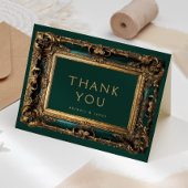  Lijst Smaragd Groen Goud Bruiloft Bedankkaart
