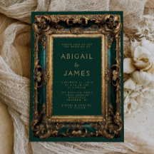   Lijst Smaragd Groen Goud Bruiloft