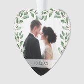 Lijst | Speciale datum en twee foto's Ornament (voorkant)