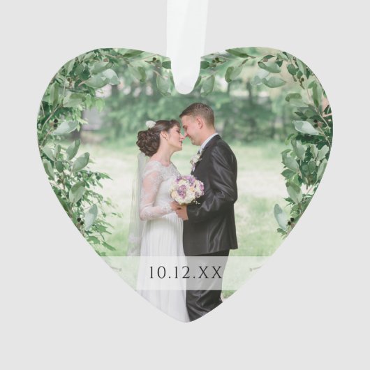 Lijst | Speciale datum en twee foto's Ornament (achterkant)