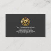 Lijst Sporty Car Border met gegevens over automati Visitekaartje (Achterkant)