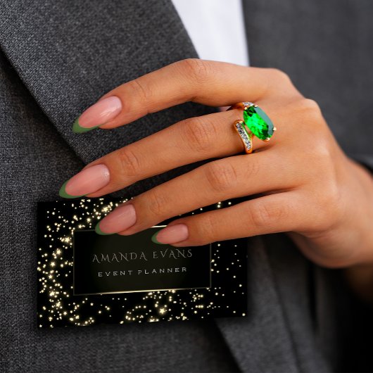 Lijst Stars Gold Sparkl Sepia Visitekaartje