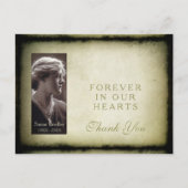 Lijst Sympathie Dank u Briefkaart (Voorkant)