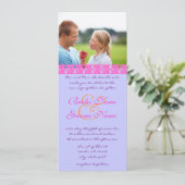 Lijst Tortelduifjes Weddenschap Kaart (Staand voorkant)