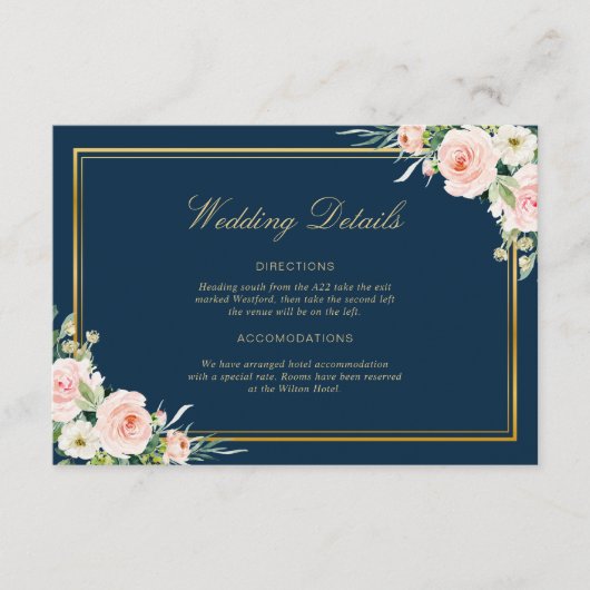 lijst trouwboekje informatiekaartje (Voorkant)